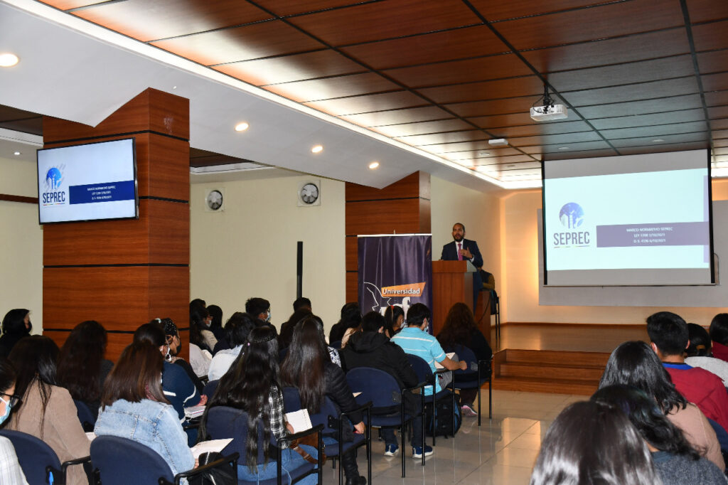 EL SEPREC FOMENTA LA FORMALIZACIÓN DE EMPRESAS CON ESTUDIANTES Y EMPRENDEDORES