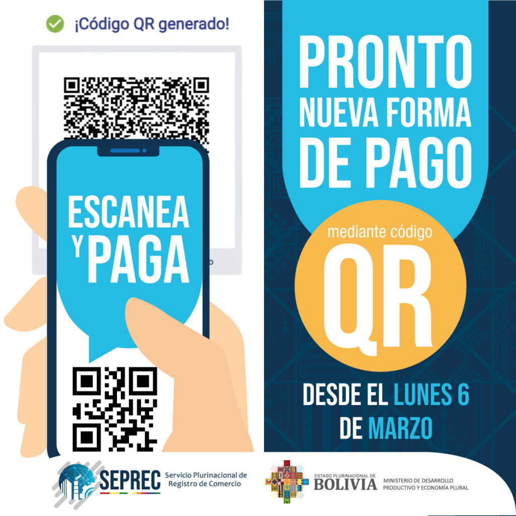 SEPREC IMPLEMENTARÁ EL PAGO POR CÓDIGO QR