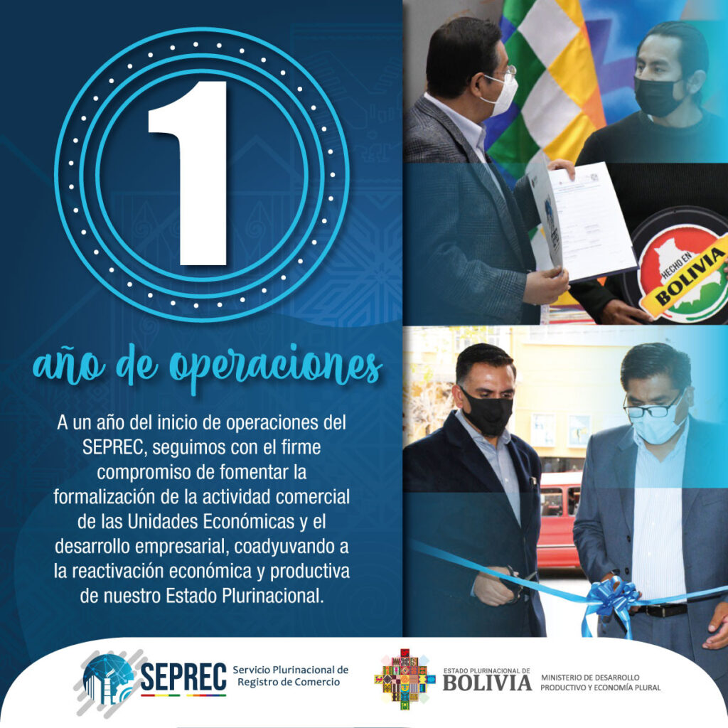 SEPREC CUMPLE UN AÑO DE SERVICIO A LA POBLACIÓN