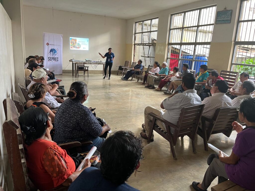 EX SOCIOS DE COTECAR EN CARANAVI PARTICIPAN EN TALLER DE CAPACITACIÓN SOBRE SOCIEDADES Y TRÁMITES DEL SEPREC