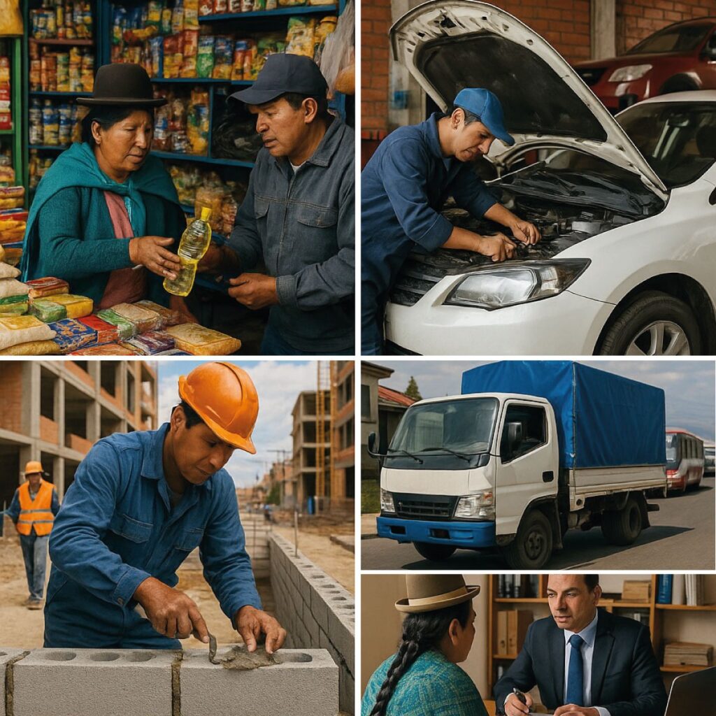 DIVERSIFICACIÓN ECONÓMICA: SECTORES CLAVE DE LA ECONOMÍA BOLIVIANA MUESTRAN CRECIMIENTO EN LA BASE EMPRESARIAL