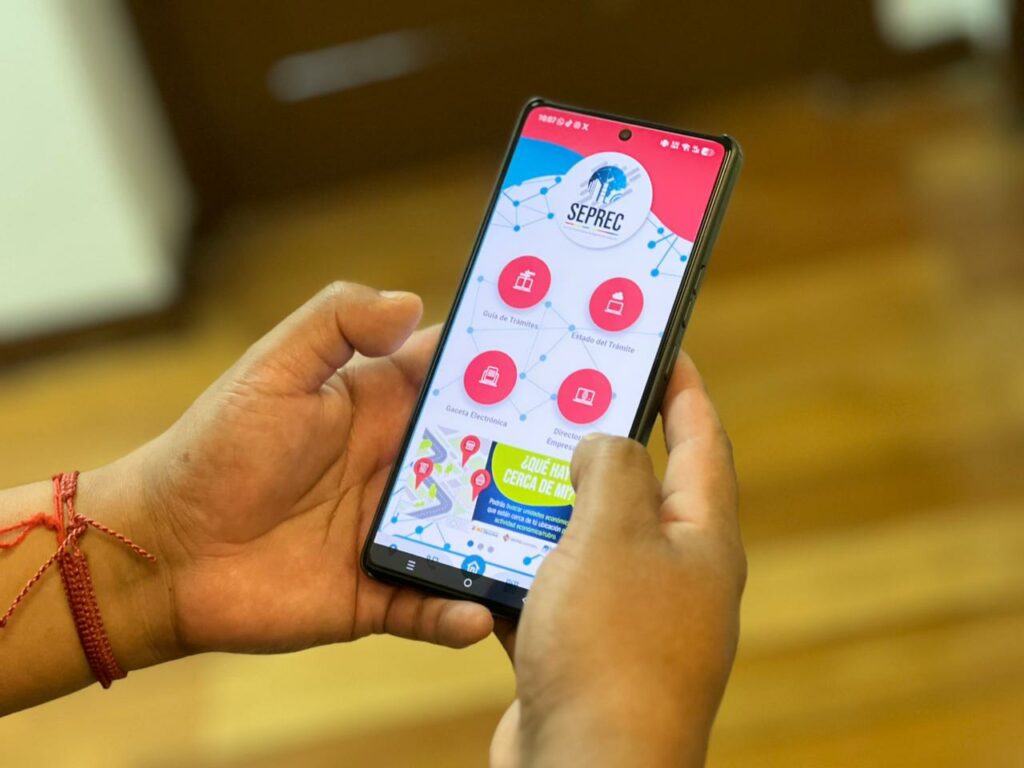 APLICACIÓN MÓVIL DEL SEPREC FACILITA EL ACCESO DIGITAL A SERVICIOS EMPRESARIALES