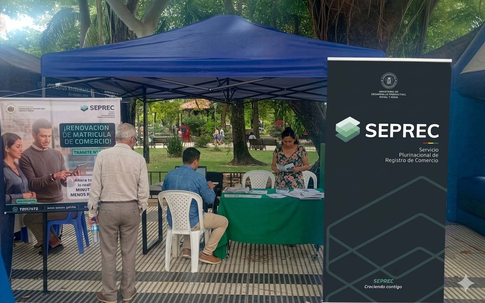 SEPREC presente en la FERIA INTERINSTITUCIONAL  MULTISERVICIOS EN TRINIDAD